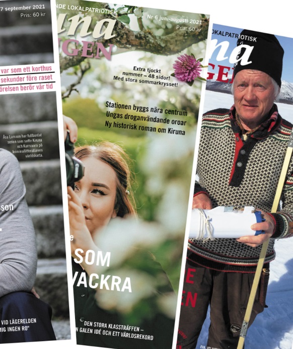 Reportage och intervju i Kiruna-tidningen